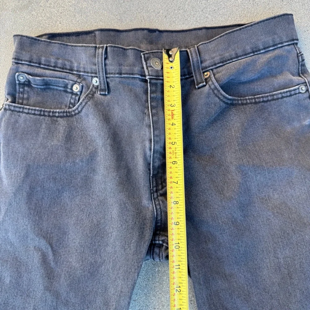Levi's 511 Slim Fit Jeans Mens 31x30 Grey Stretch Denim